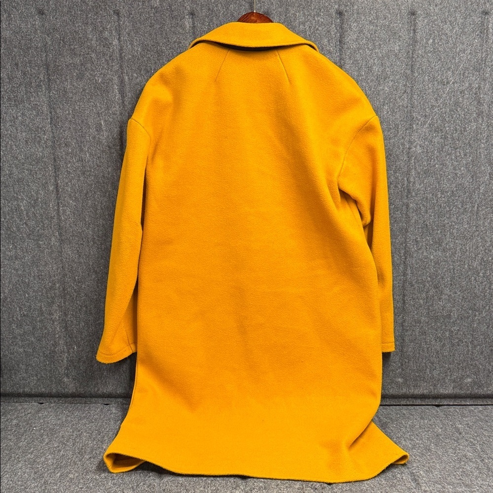 Topshop Mustard Trench Coat - Picture 3 of 8